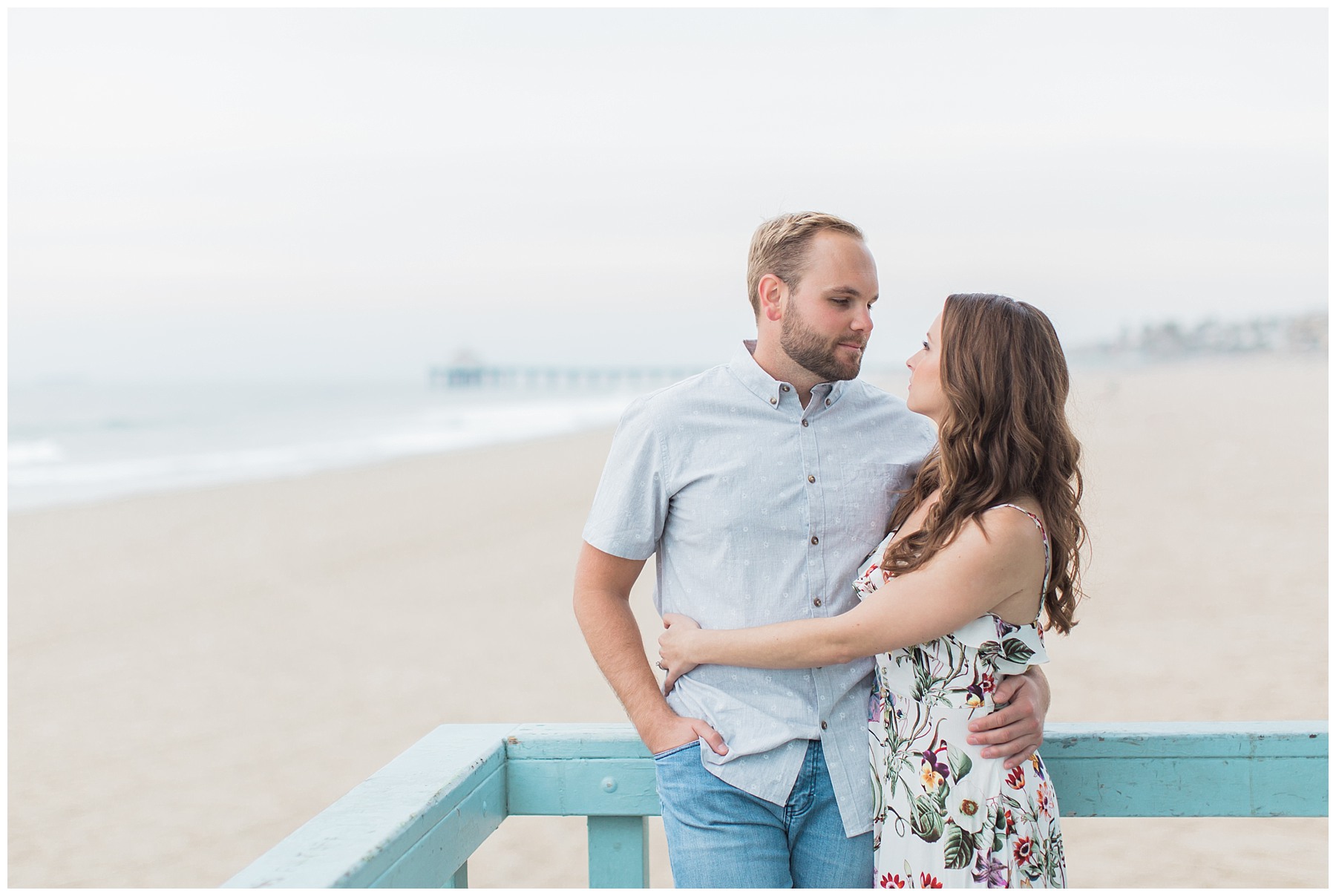 Manhattan Beach Ocean Engagement Photography