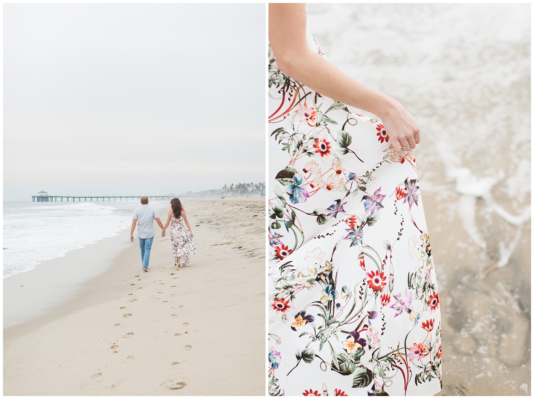 Manhattan Beach Ocean Engagement Photography