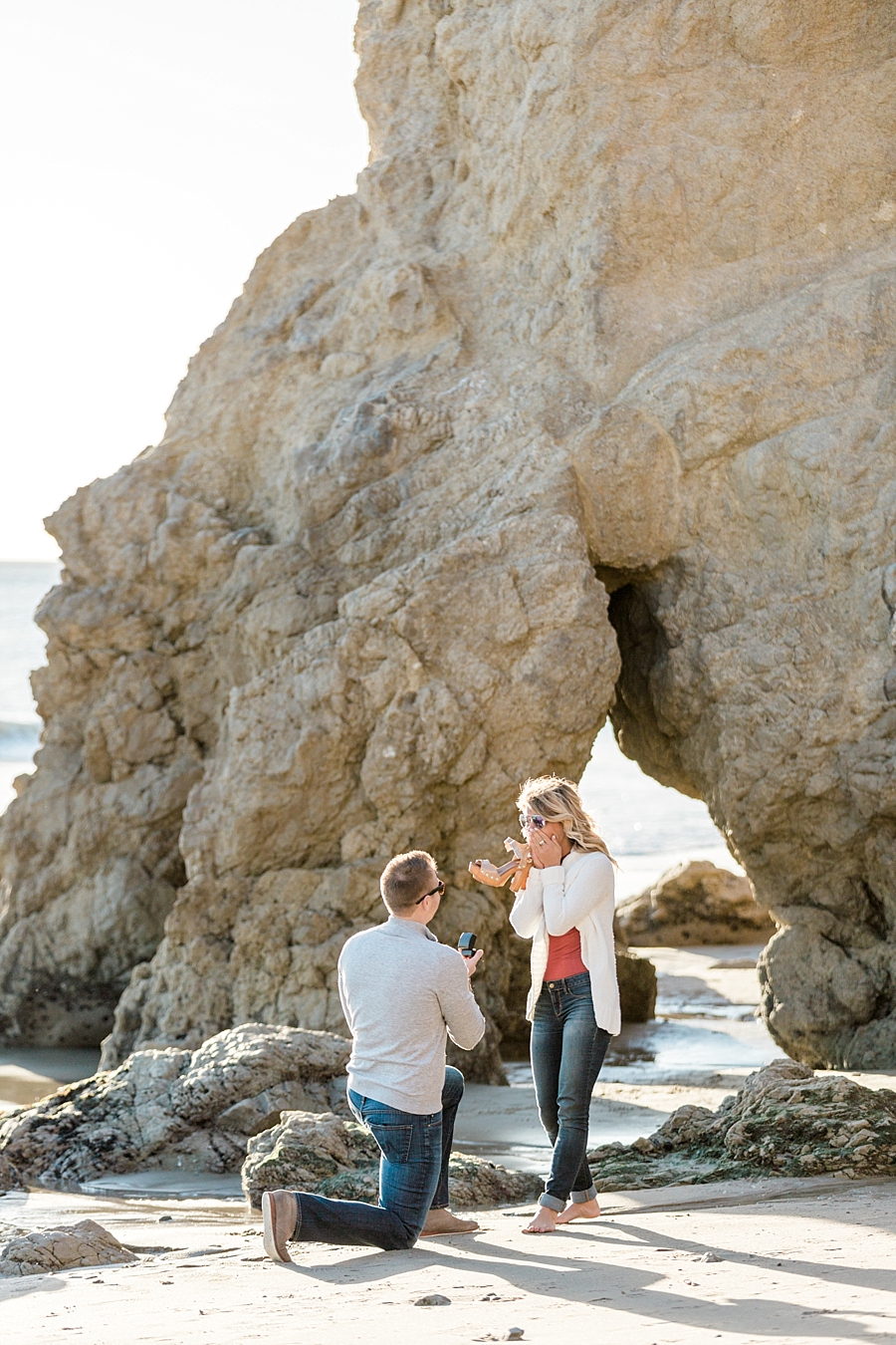 Malibu Beach Marriage Proposal