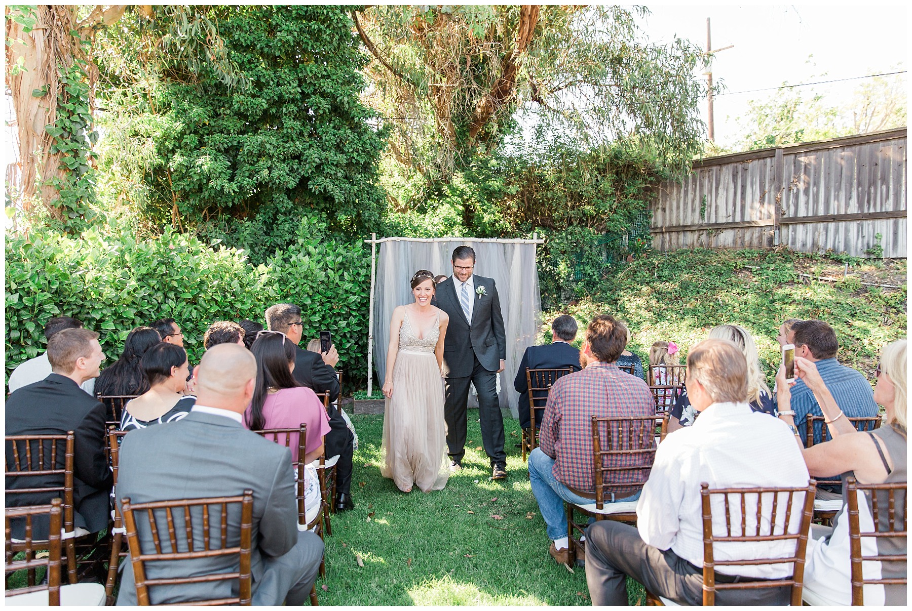 Southern California Backyard Wedding Photography