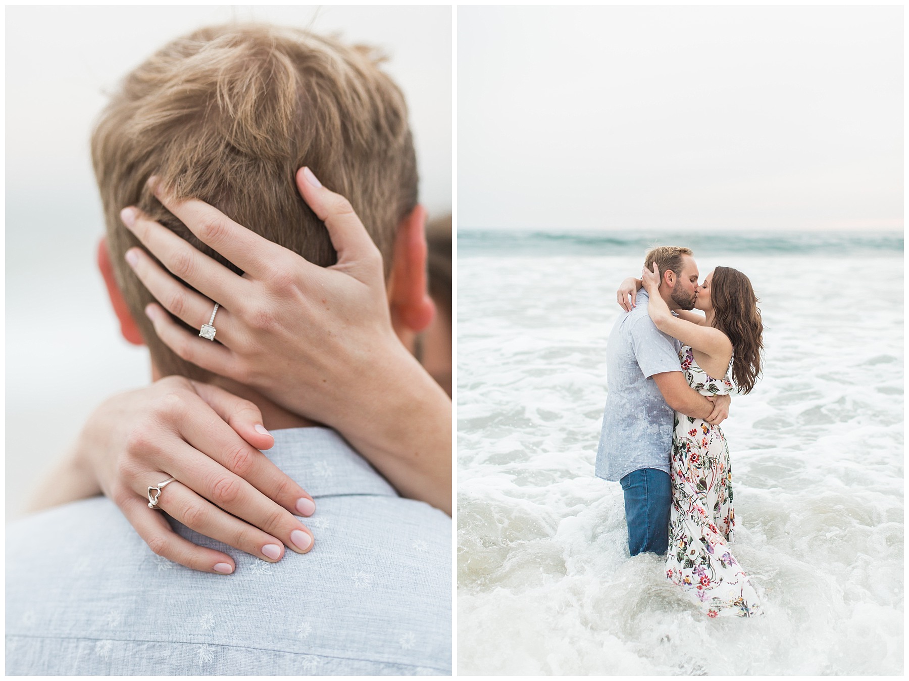 Manhattan Beach Ocean Engagement Photography